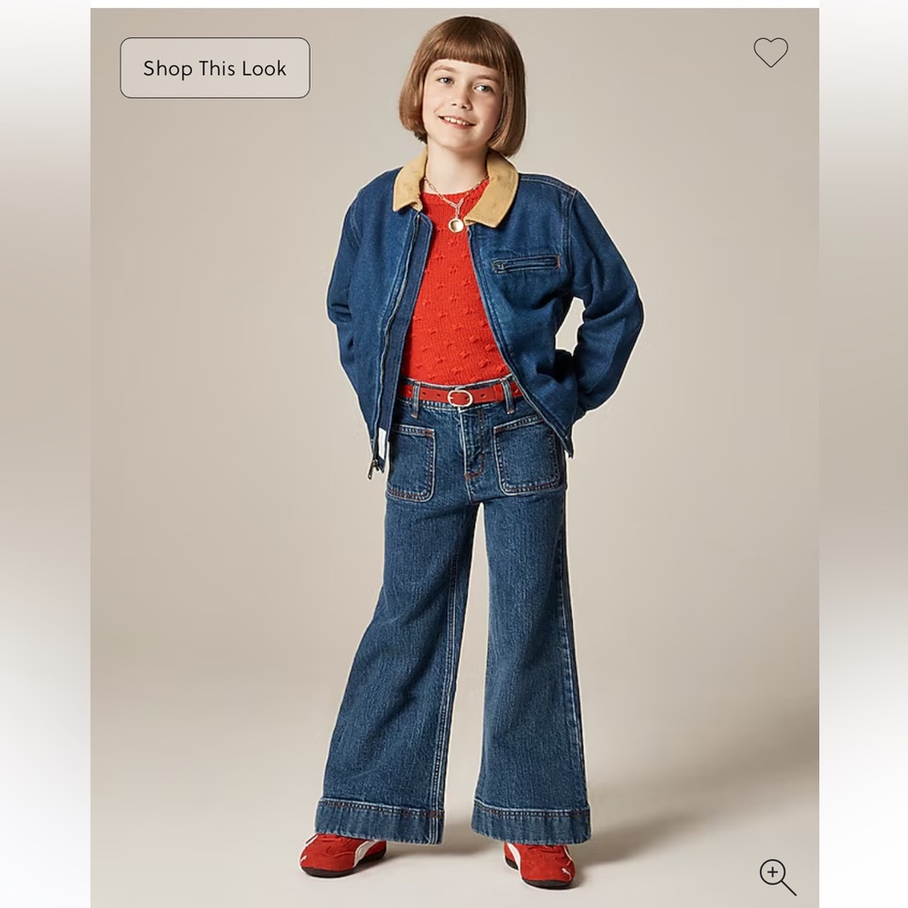 JCrew Crewcuts Sailor Stretch Denim Trousers